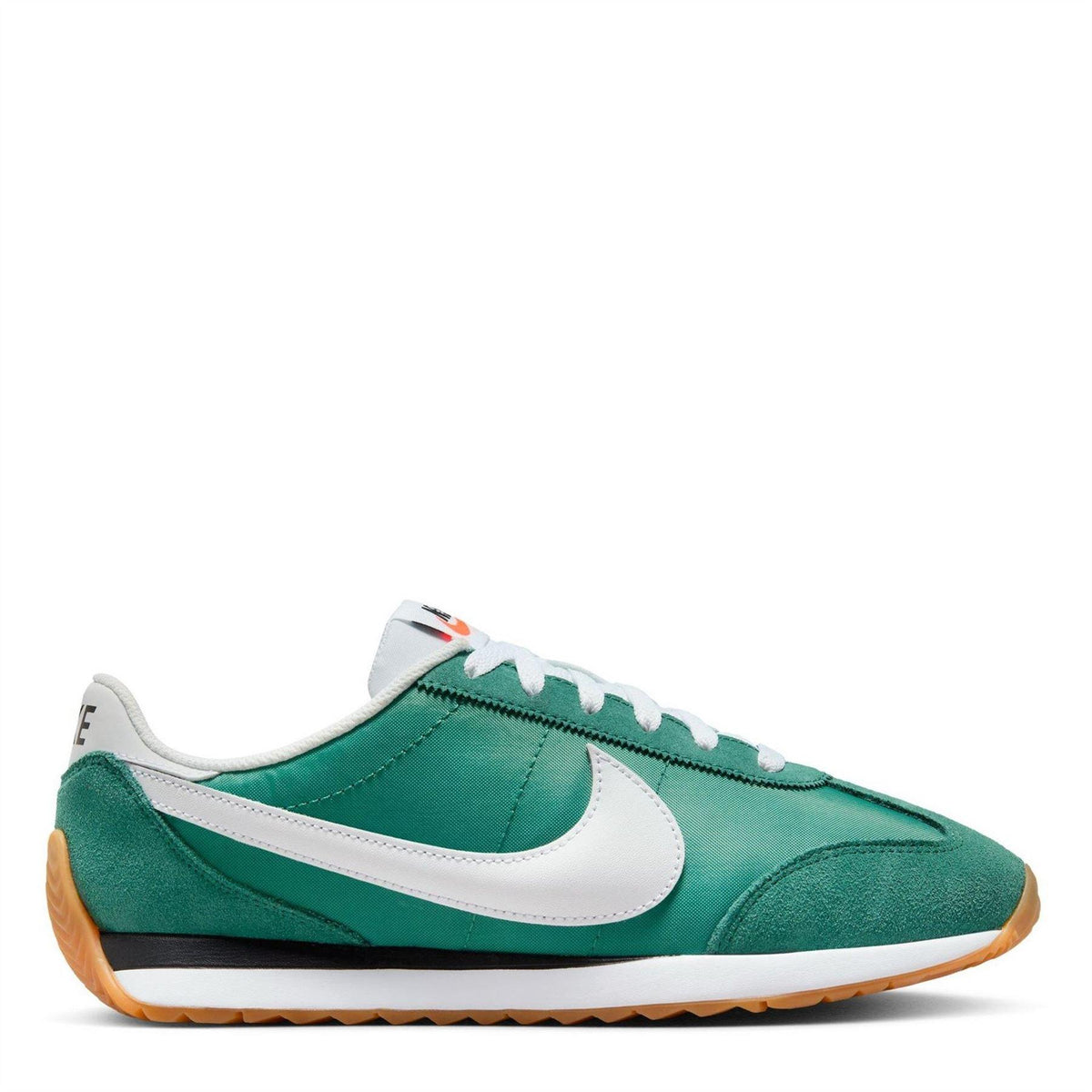 Evergreen - Front - Nike Womens-Ladies Waffle Debut Suede Wedge Trainers