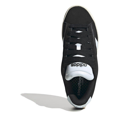 Black-White - Pack Shot - Adidas Womens-Ladies Grand Court Alpha Leather Cloudfoam Trainers