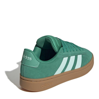 Green-Mint - Lifestyle - Adidas Womens-Ladies Grand Court Alpha Leather Cloudfoam Trainers