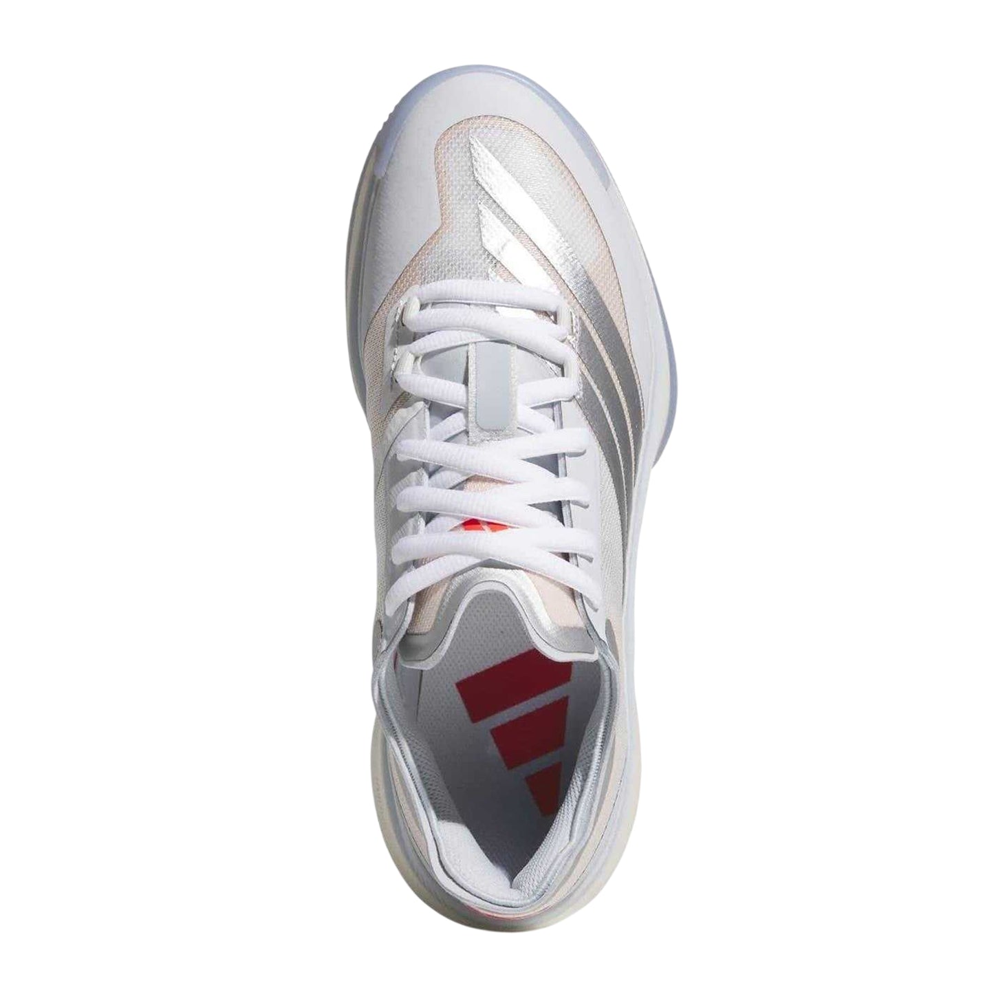 Blue - Lifestyle - Adidas Womens-Ladies Adizero Metallic Accents Tennis Court Trainers