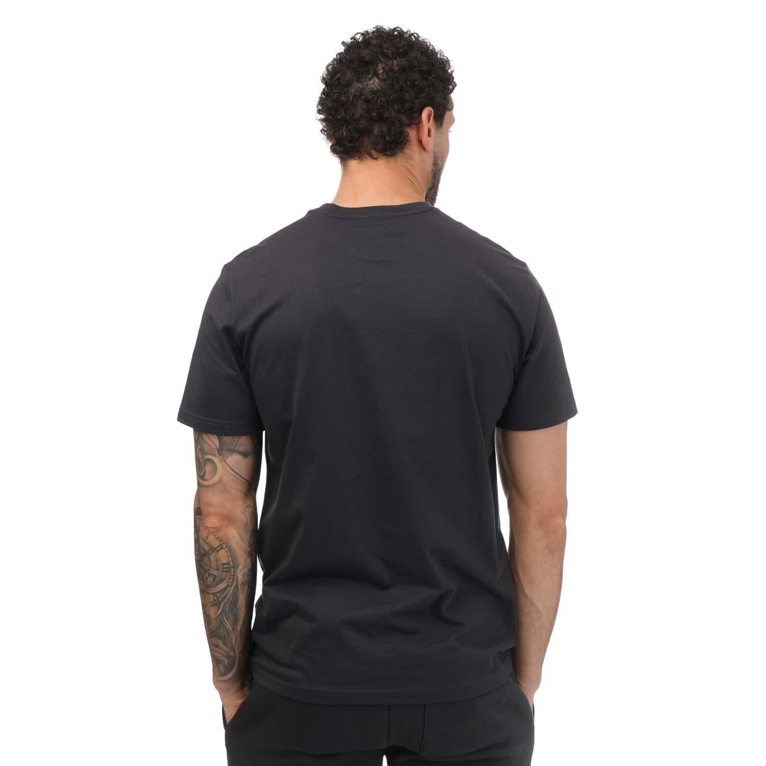 Charcoal - Back - DKNY Mens Tonal Logo T-Shirt