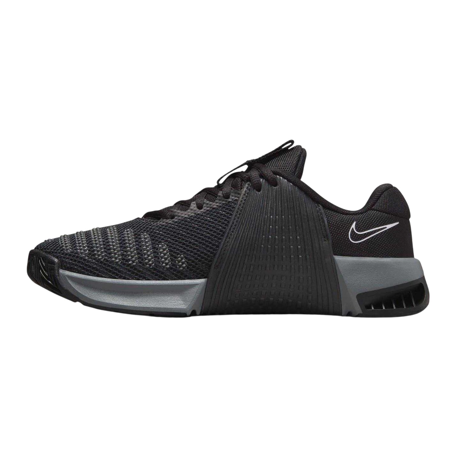 Black-Grey - Side - Nike Womens-Ladies Metcon 9 Trainers