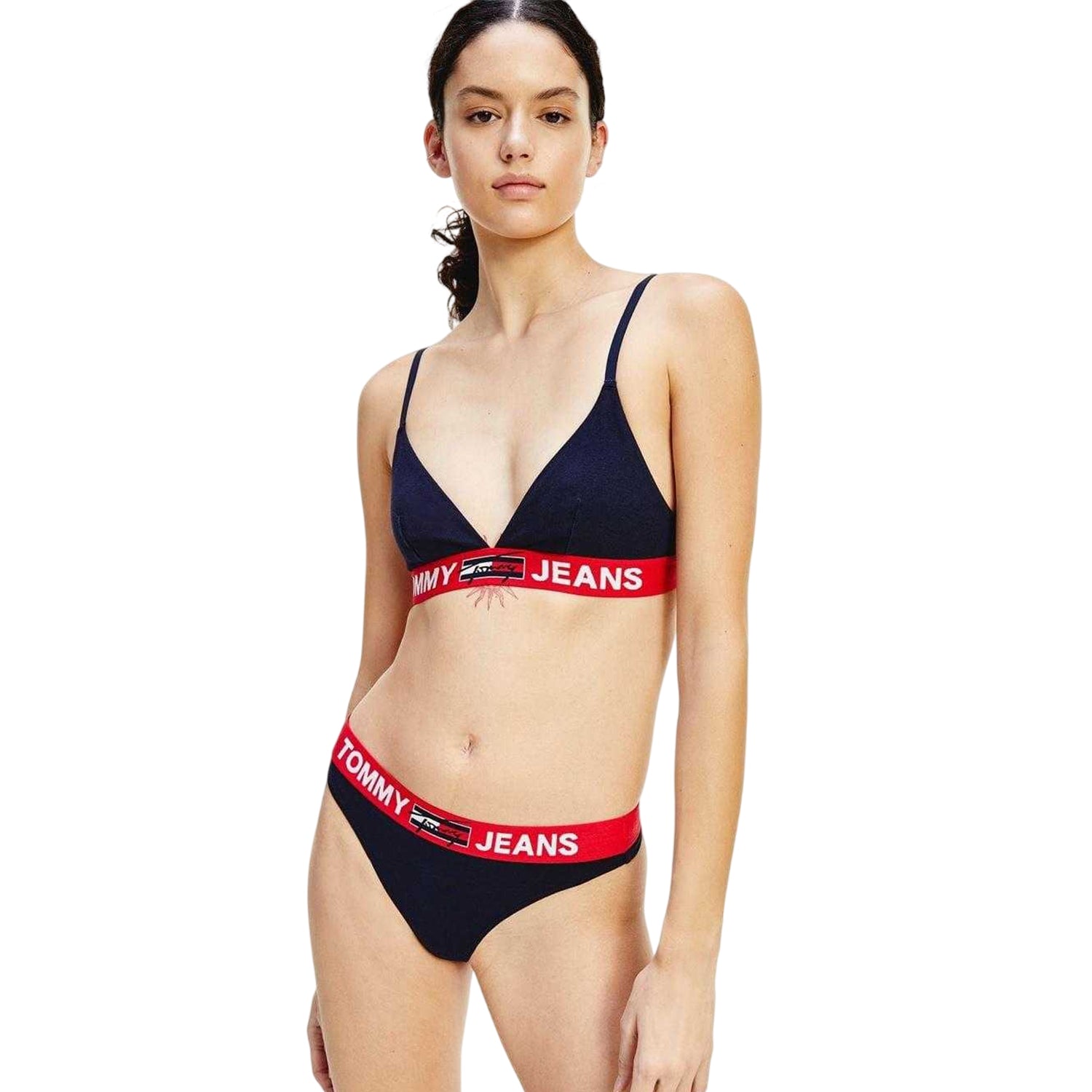 Desert Sky - Side - Tommy Jeans Womens-Ladies Triangle Bralette