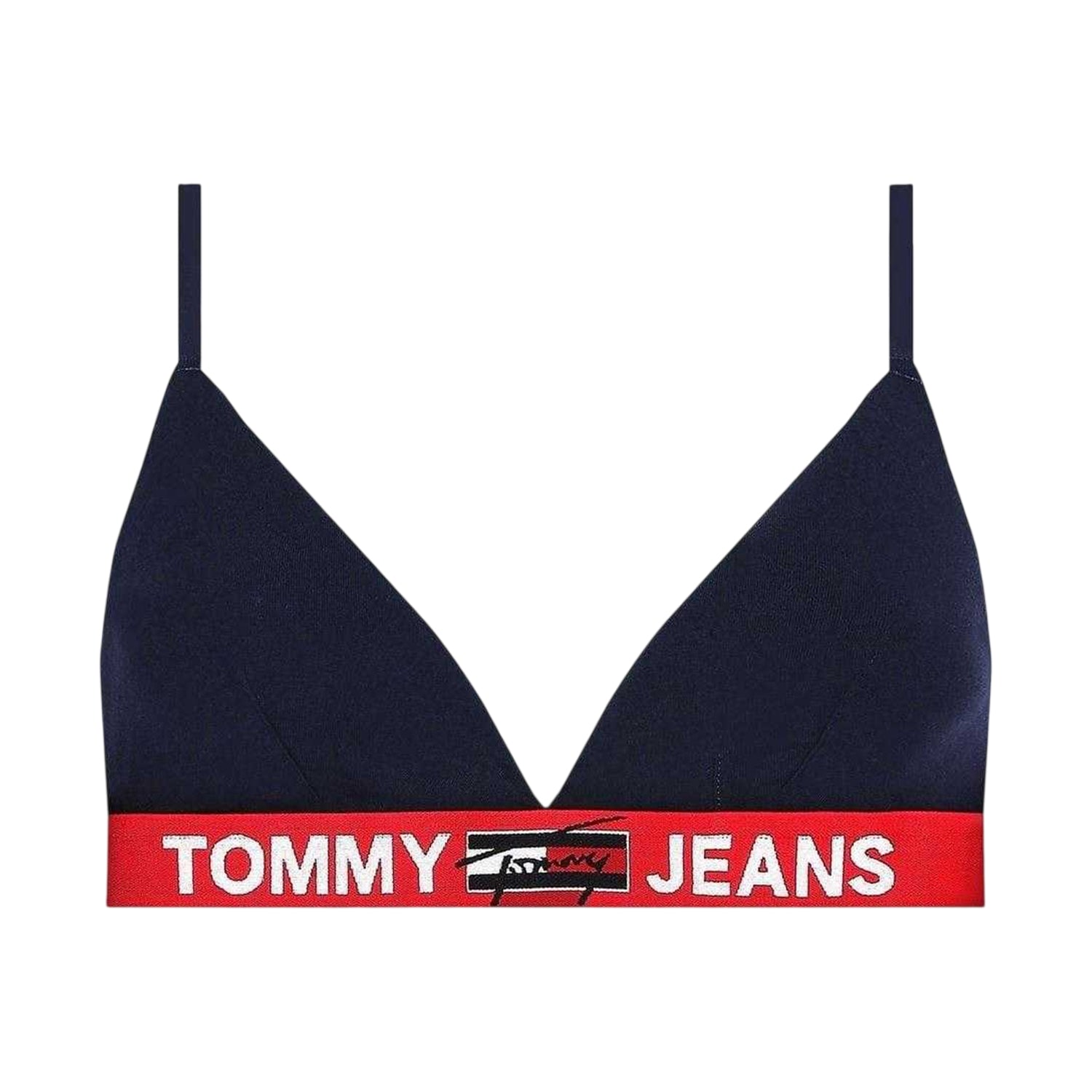 Desert Sky - Front - Tommy Jeans Womens-Ladies Triangle Bralette