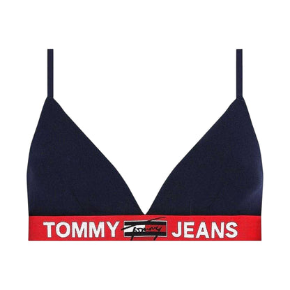 Desert Sky - Front - Tommy Jeans Womens-Ladies Triangle Bralette