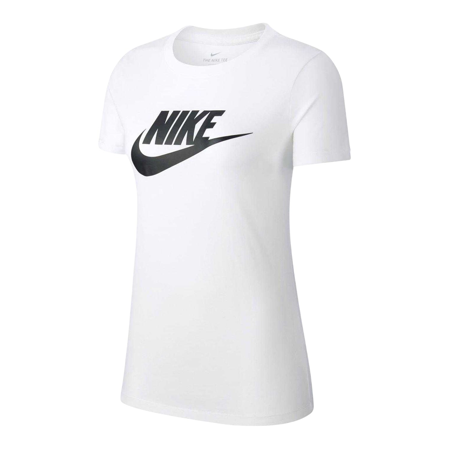 White - Front - Nike Womens-Ladies Futura T-Shirt