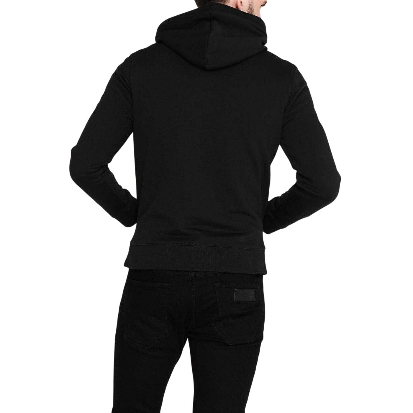 Black - Back - Original Penguin Mens Popover Hoodie