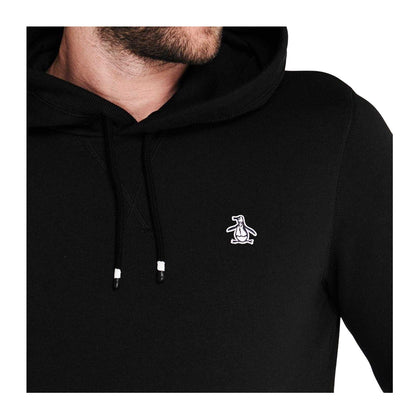 Black - Lifestyle - Original Penguin Mens Popover Hoodie
