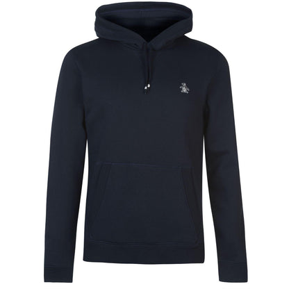 Navy - Front - Original Penguin Mens Popover Hoodie