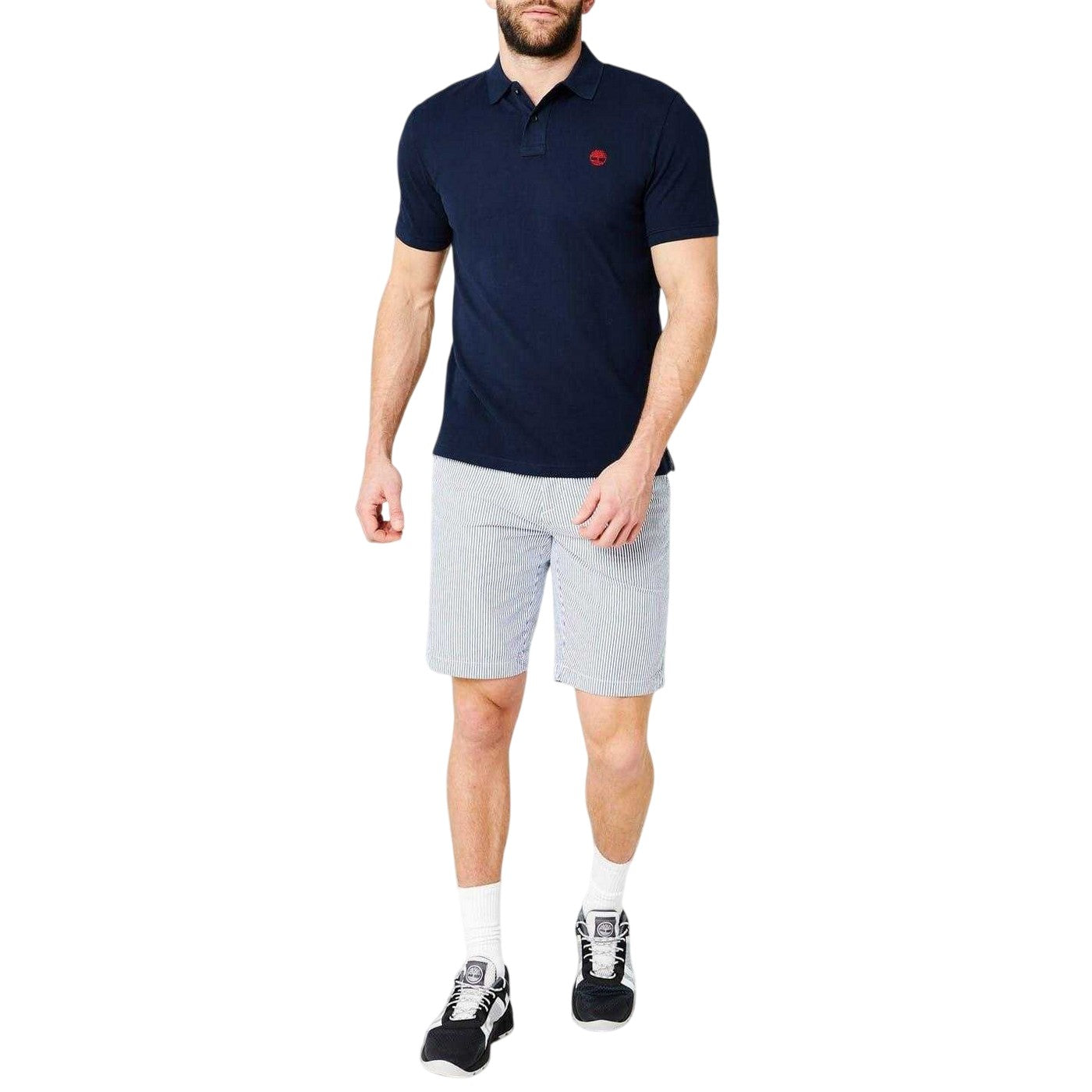Dark Sapphire - Lifestyle - Timberland Mens Miller Short-Sleeved Polo Shirt