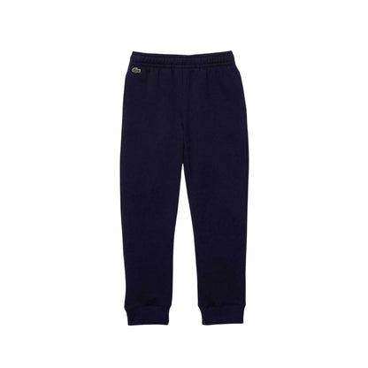 Navy - Front - Lacoste Childrens-Kids Embroidered Logo Jogging Bottoms