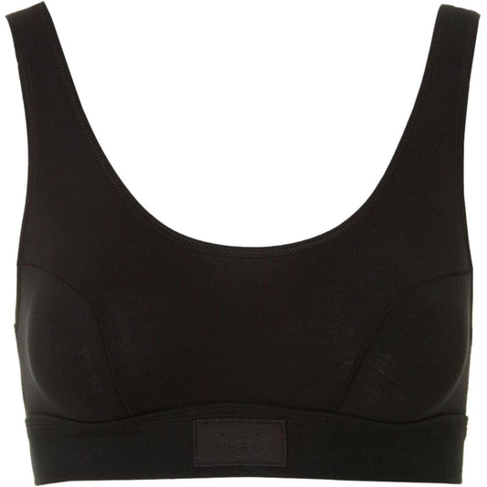 Black - Front - Sloggi Womens-Ladies Plain Comfort Sports Bra