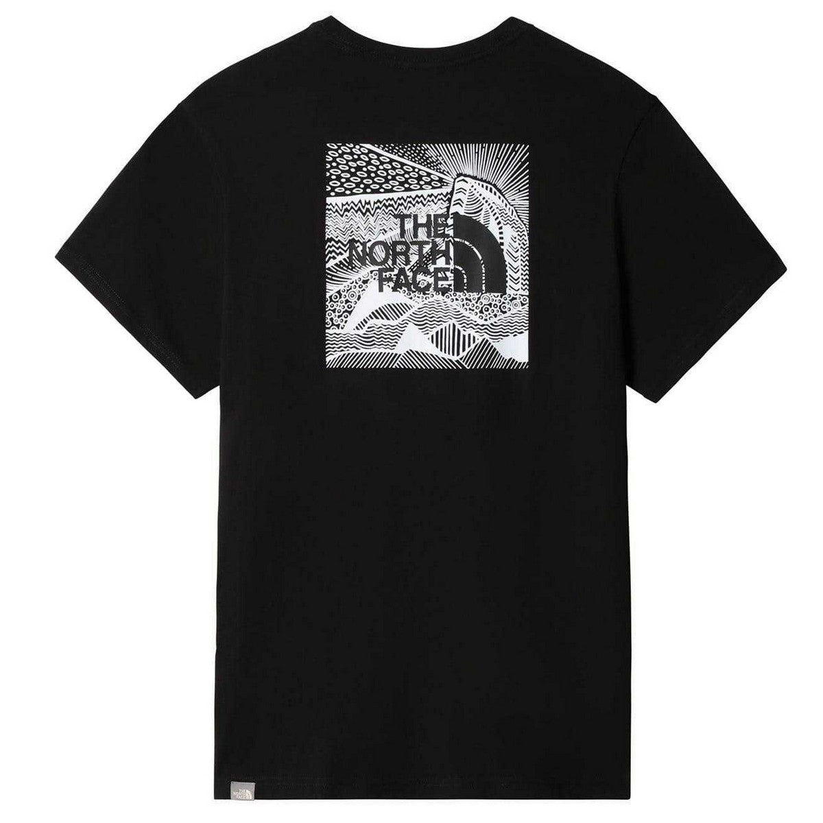 Black - Back - The North Face Mens Redbox Celebration Back Print T-Shirt