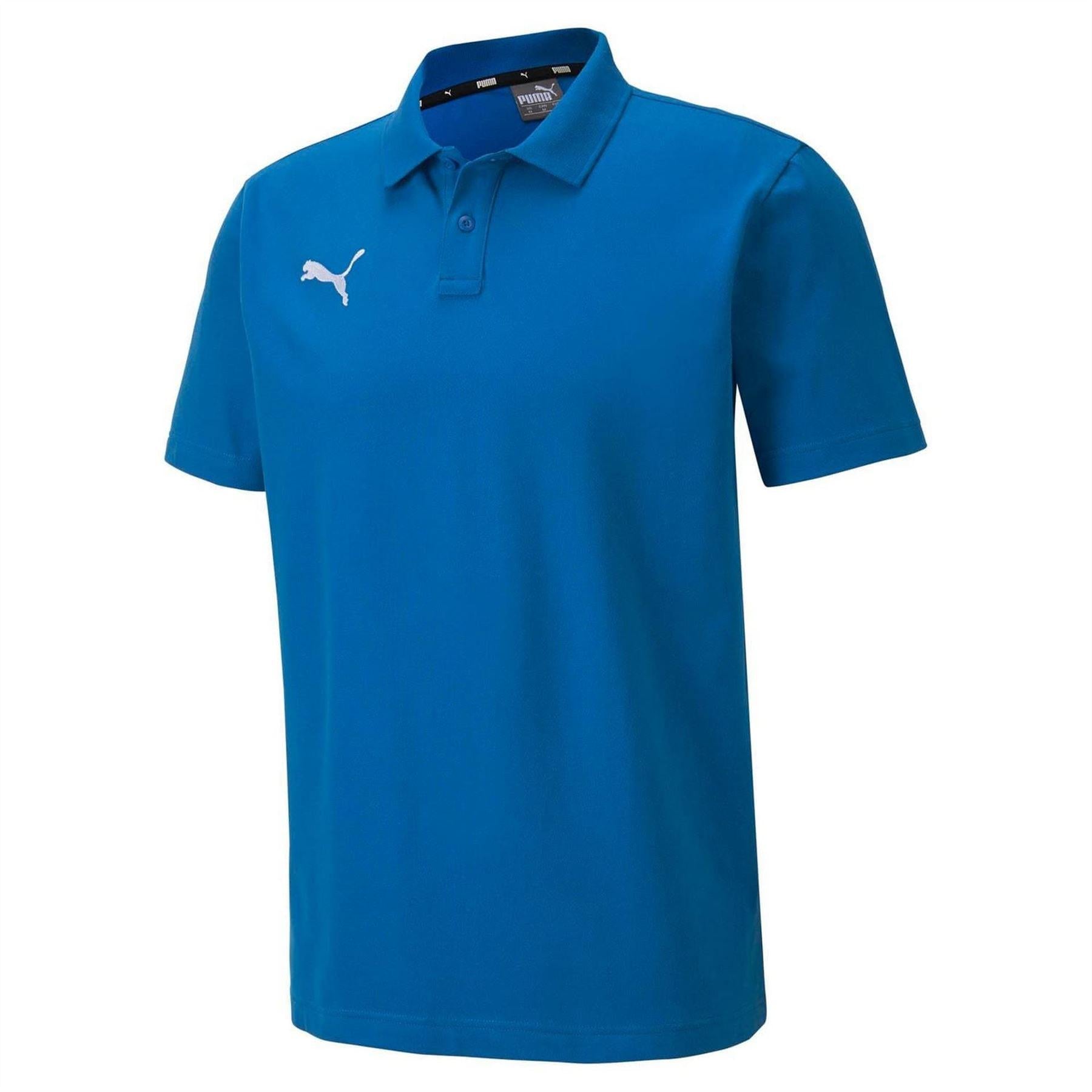 Blue - Front - Puma Mens TeamGoal 23 Casuals Polo Shirt