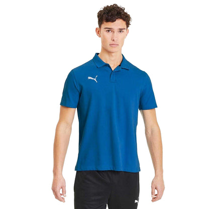 Blue - Side - Puma Mens TeamGoal 23 Casuals Polo Shirt