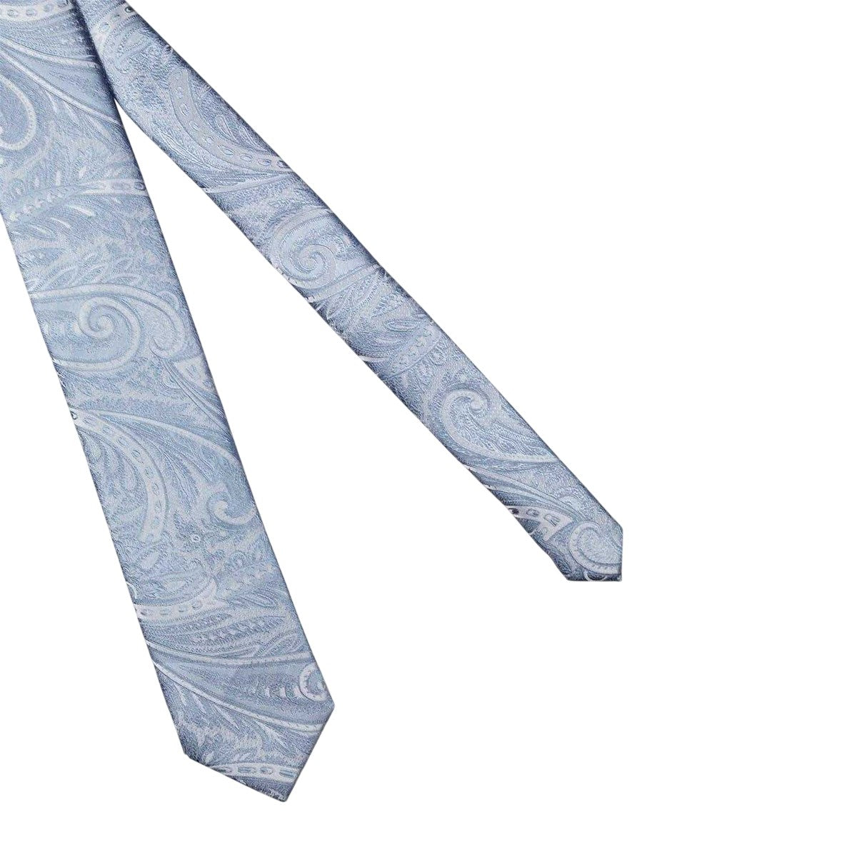 Light Blue - Lifestyle - Twisted Tailor Paisley Tie & Pocket Square Set