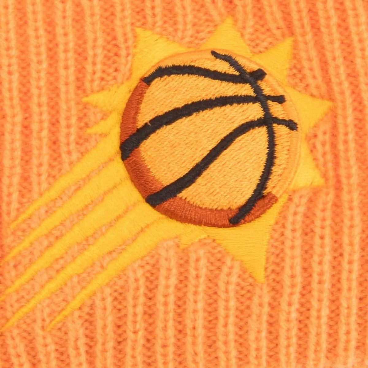 Purple - Side - New Era NBA Phoenix Suns Knitted Bobble Beanie