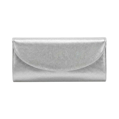 Silver - Front - Rainbow Womens-Ladies Celina Clutch Bag