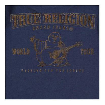Navy - Lifestyle - True Religion Boys Horseshoe Crew Neck Short-Sleeved T-Shirt