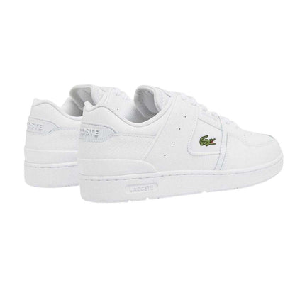 White - Back - Lacoste Mens Court Cage Leather Trainers