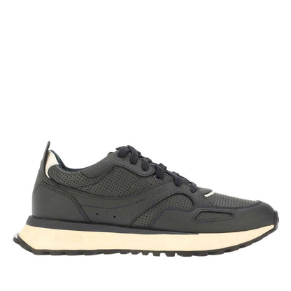 Dark Blue - Lifestyle - Boss Mens Jonah Run Leather Trainers