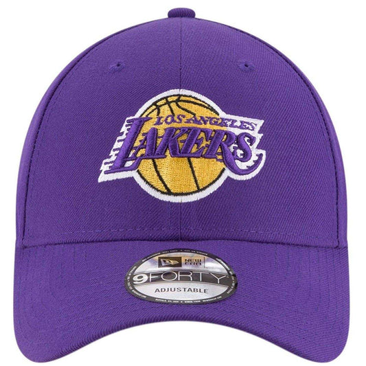 Lakers Purple - Front - New Era Unisex Adult 9Forty LA Lakers Baseball Cap