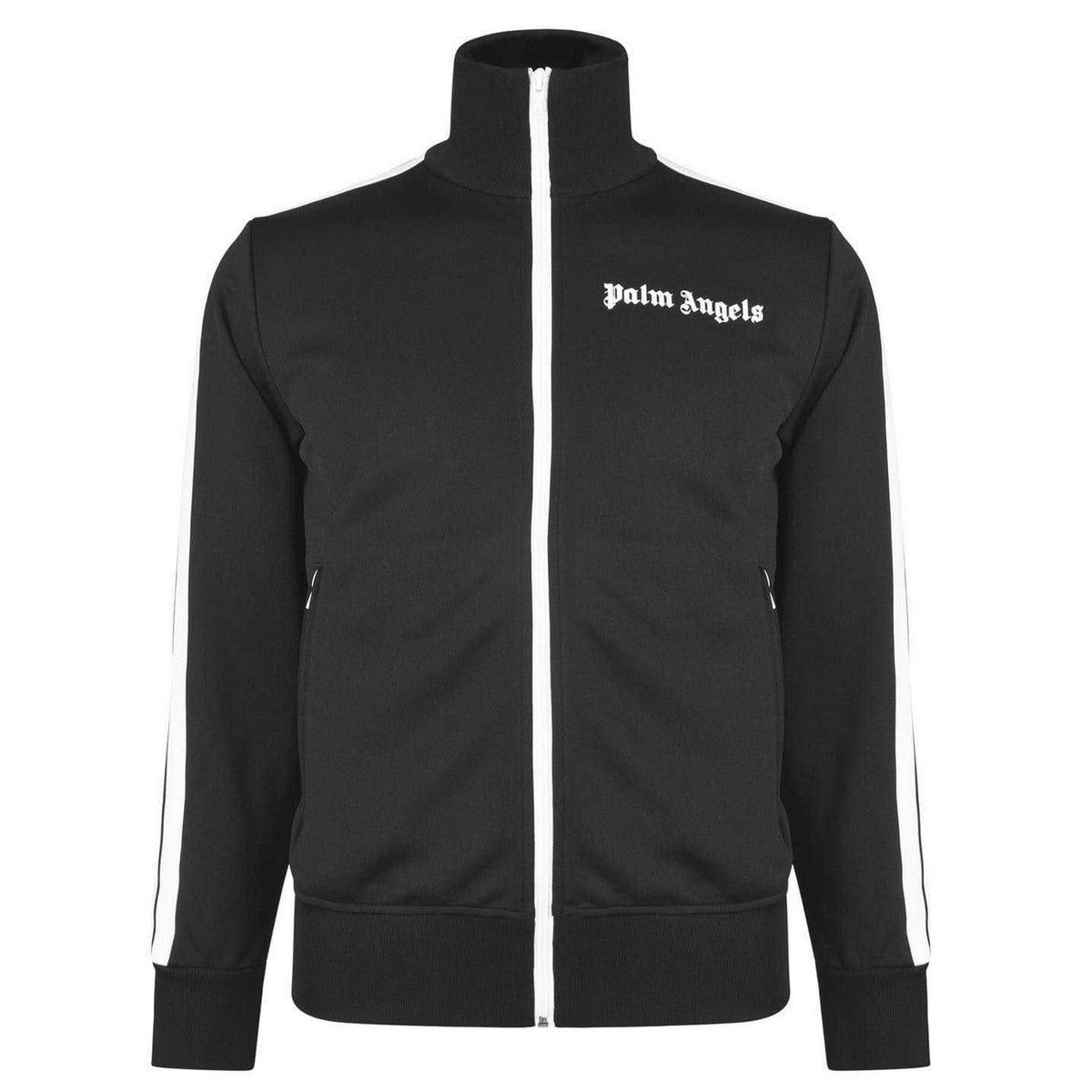 Black - Front - Palm Angels Unisex Adult Classic Track Jacket
