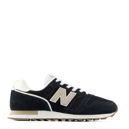 Black-Stone - Front - New Balance Womens-Ladies 373 Suede Cushioned Trainers