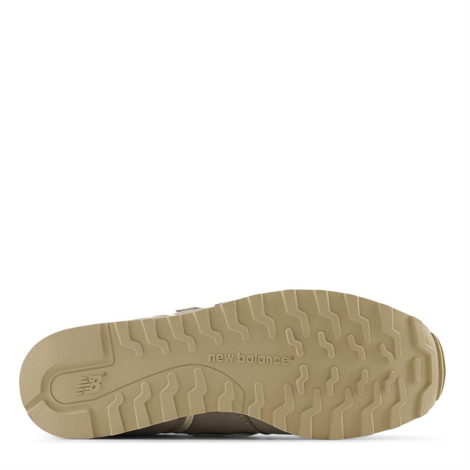 Stone - Back - New Balance Womens-Ladies 373 Suede Cushioned Trainers