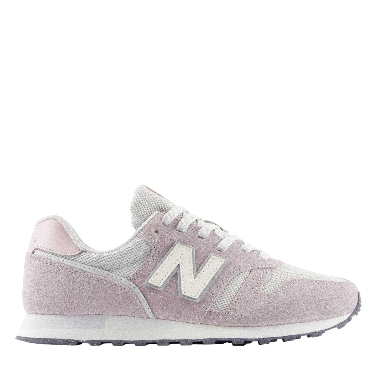 White-Pink - Back - New Balance Womens-Ladies 373 Suede Cushioned Trainers