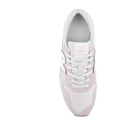 White-Pink - Side - New Balance Womens-Ladies 373 Suede Cushioned Trainers