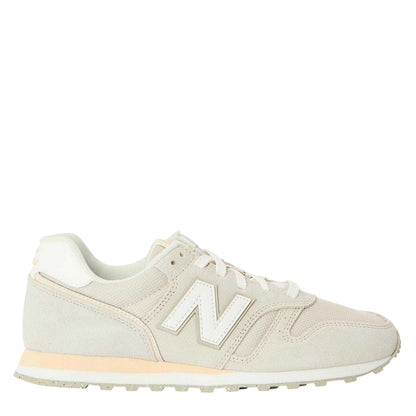 Off White - Front - New Balance Womens-Ladies 373 Suede Cushioned Trainers