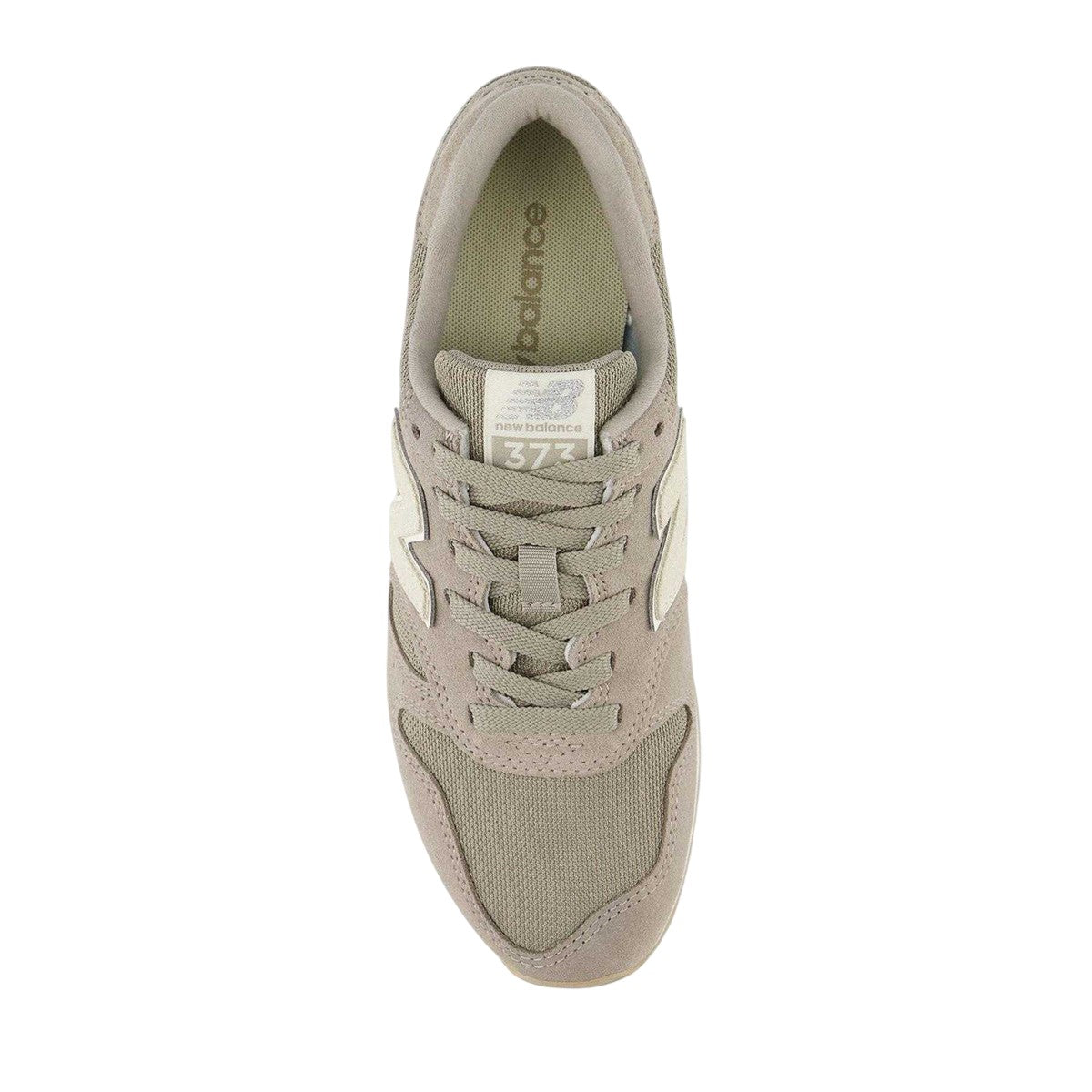 Off White - Side - New Balance Womens-Ladies 373 Suede Cushioned Trainers
