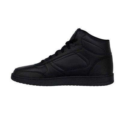 Black - Lifestyle - Slazenger Mens Tower Leather High Top Trainers