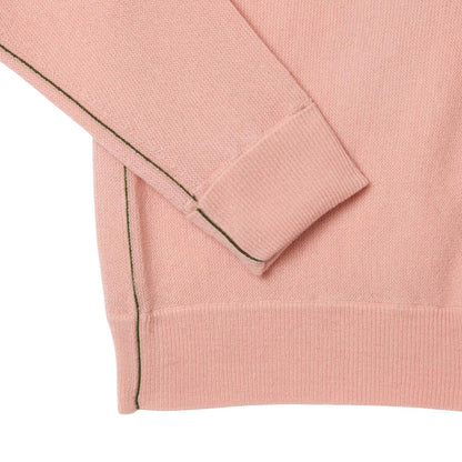 Pink - Lifestyle - Lacoste Womens-Ladies Wool Relaxed Fit Cardigan