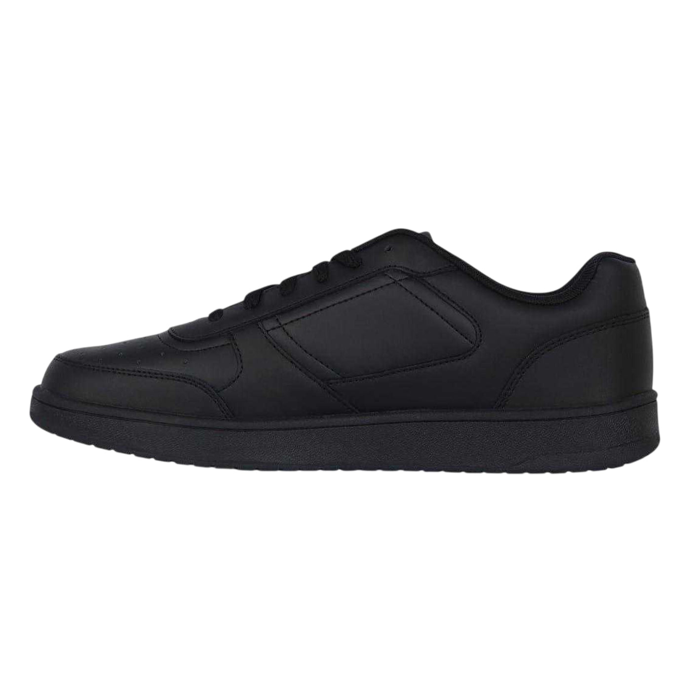 Black - Lifestyle - Slazenger Mens Tower Leather Low Trainers