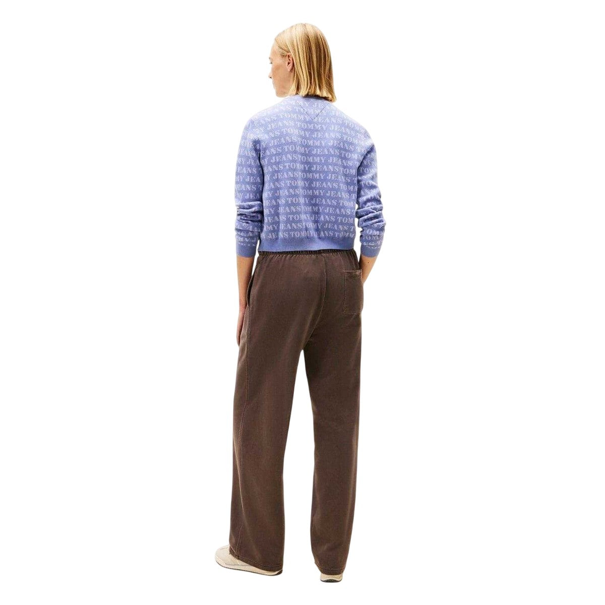Black-Walnut - Back - Tommy Jeans Womens-Ladies Sweatpants