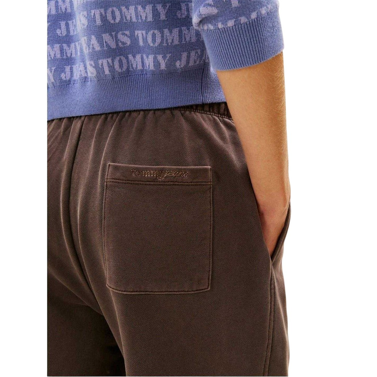 Black-Walnut - Side - Tommy Jeans Womens-Ladies Sweatpants
