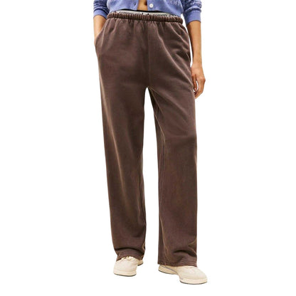Black-Walnut - Lifestyle - Tommy Jeans Womens-Ladies Sweatpants