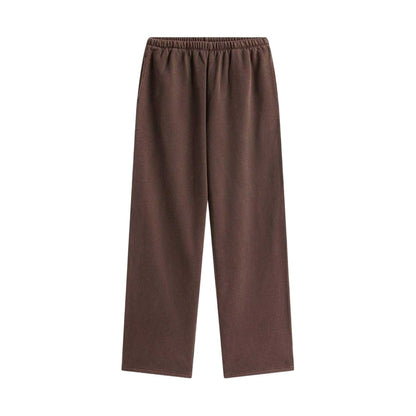 Black-Walnut - Front - Tommy Jeans Womens-Ladies Sweatpants