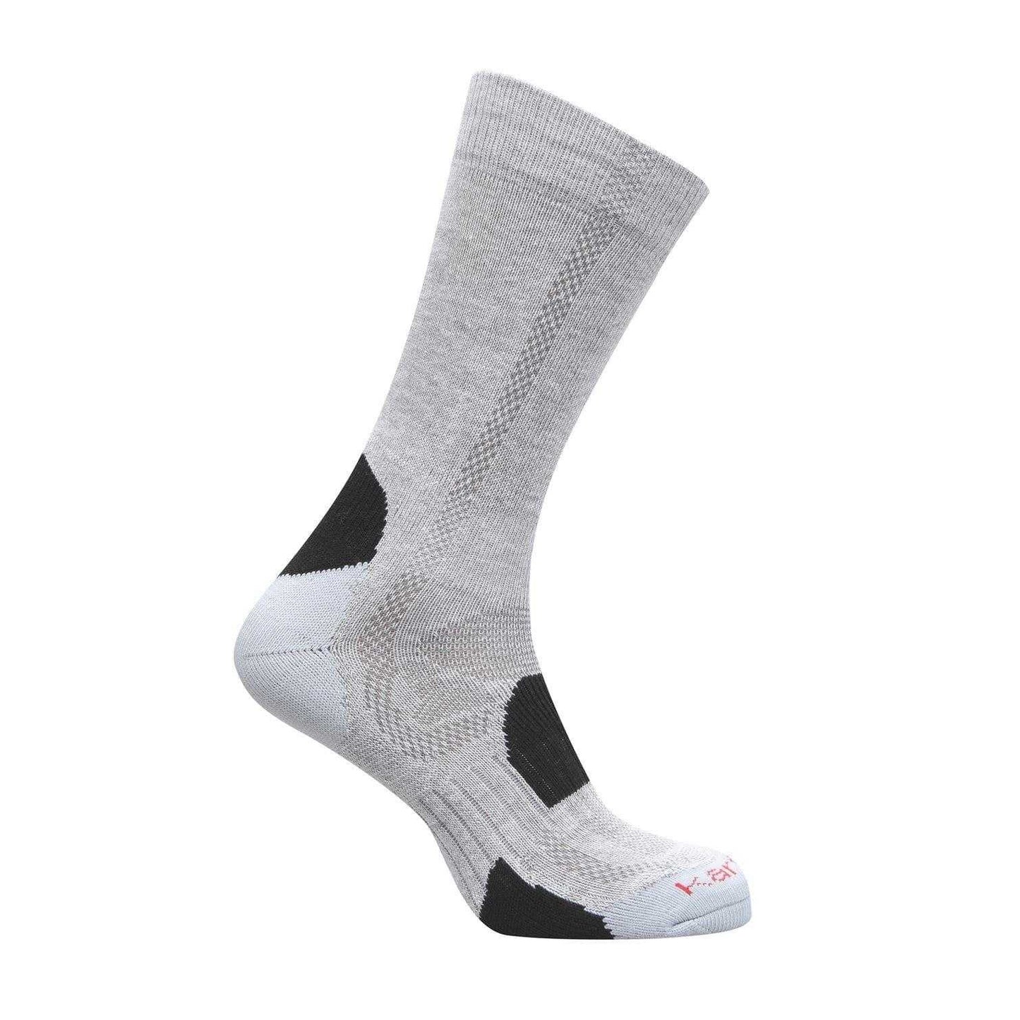 Grey - Side - Karrimor Mens Walking Socks (Pack of 2)