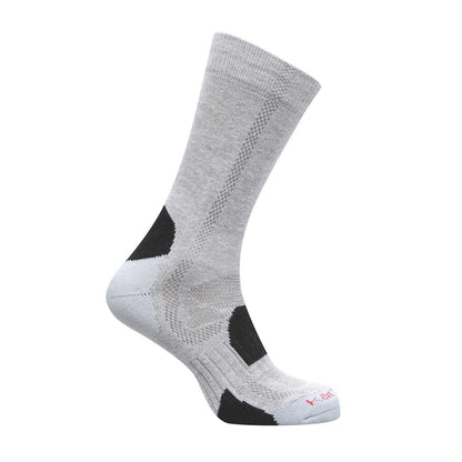 Grey - Side - Karrimor Mens Walking Socks (Pack of 2)