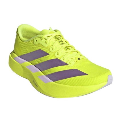 Solar Yellow - Front - Adidas Womens-Ladies Adizero Shoes