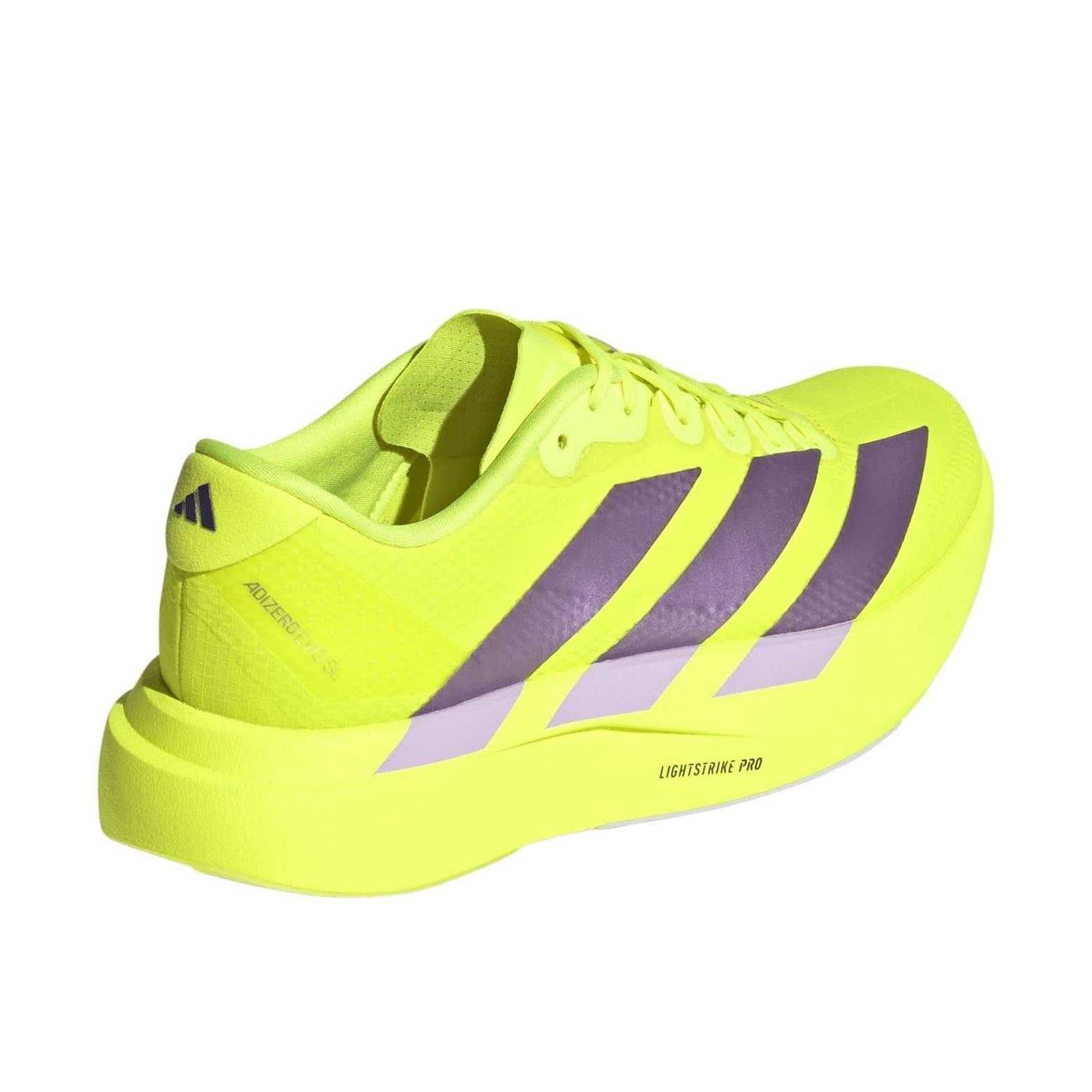Solar Yellow - Back - Adidas Womens-Ladies Adizero Shoes