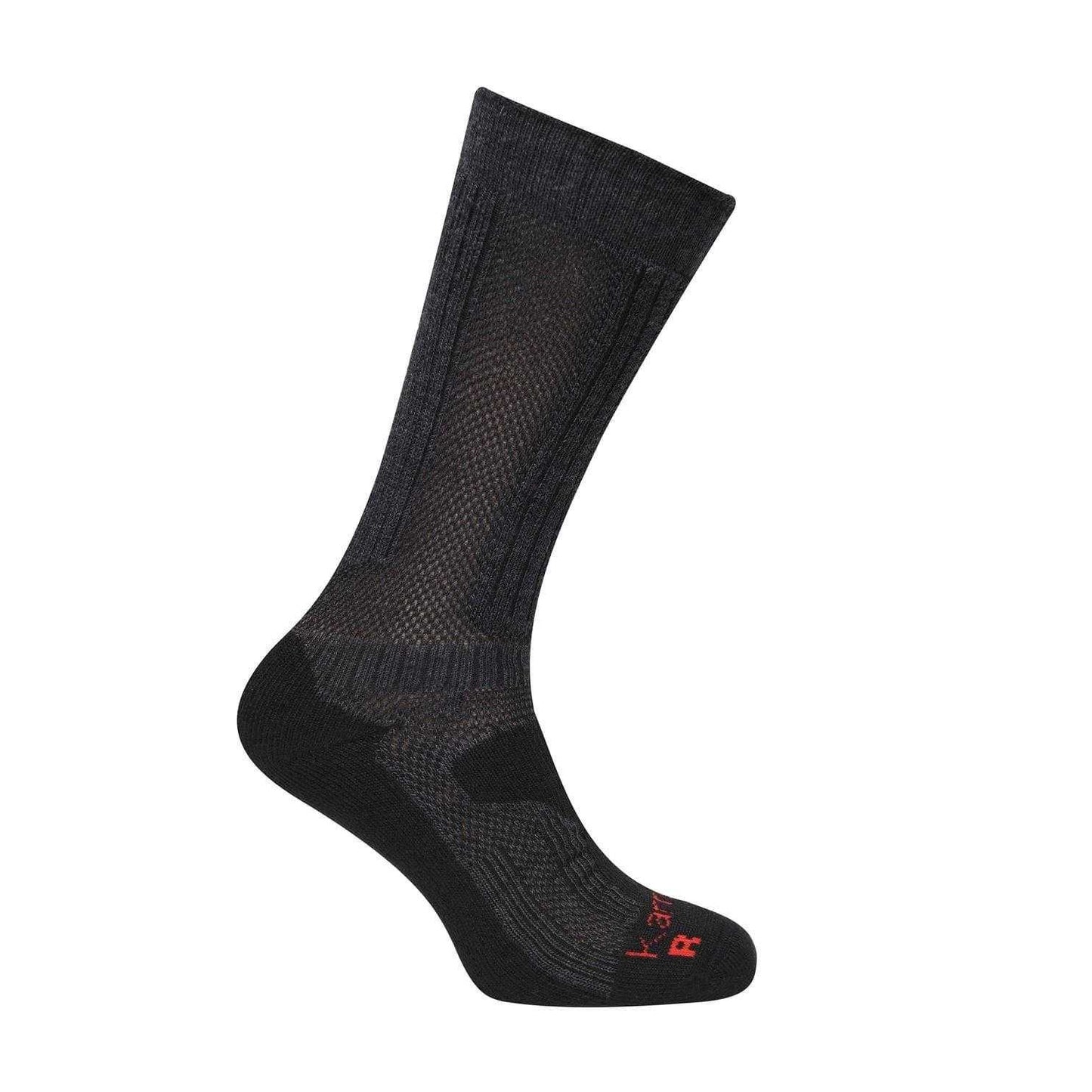 Charcoal-Black - Back - Karrimor Mens Merino Wool Midweight Socks