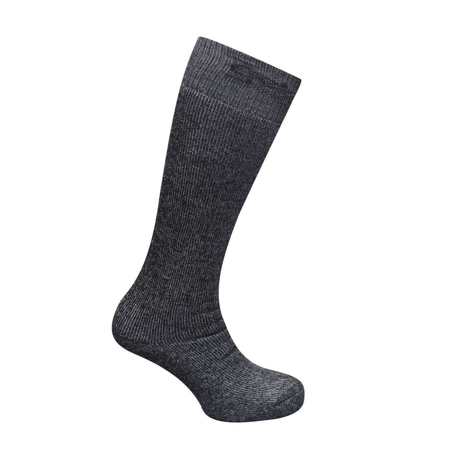 Black - Back - Gelert Mens Knitted Wellington Boot Socks