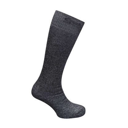 Black - Back - Gelert Mens Knitted Wellington Boot Socks