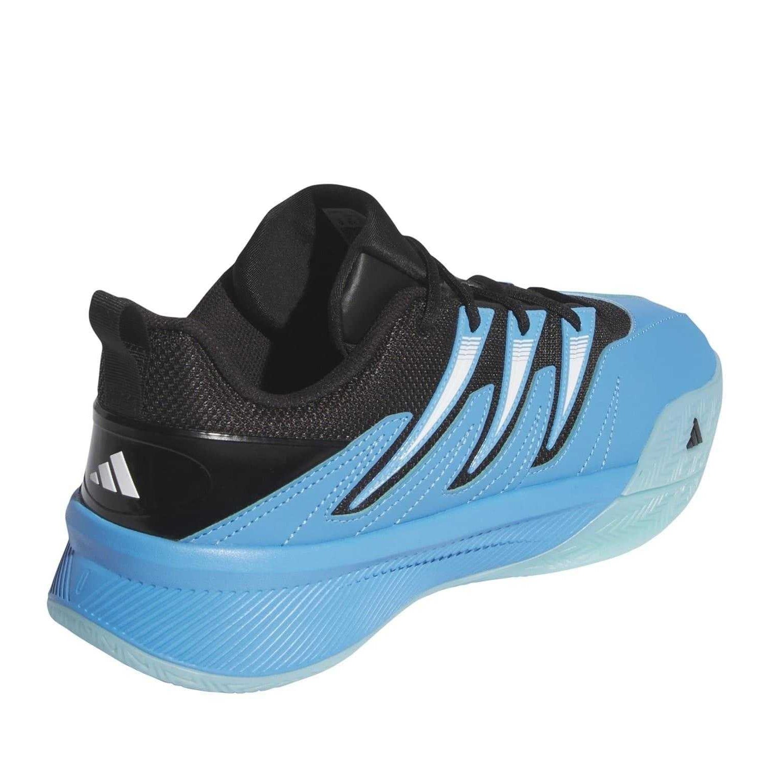 Blue-Black-White - Back - Adidas Unisex Adult Dame Basketball Shoes