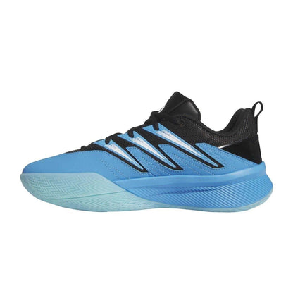 Blue-Black-White - Side - Adidas Unisex Adult Dame Basketball Shoes