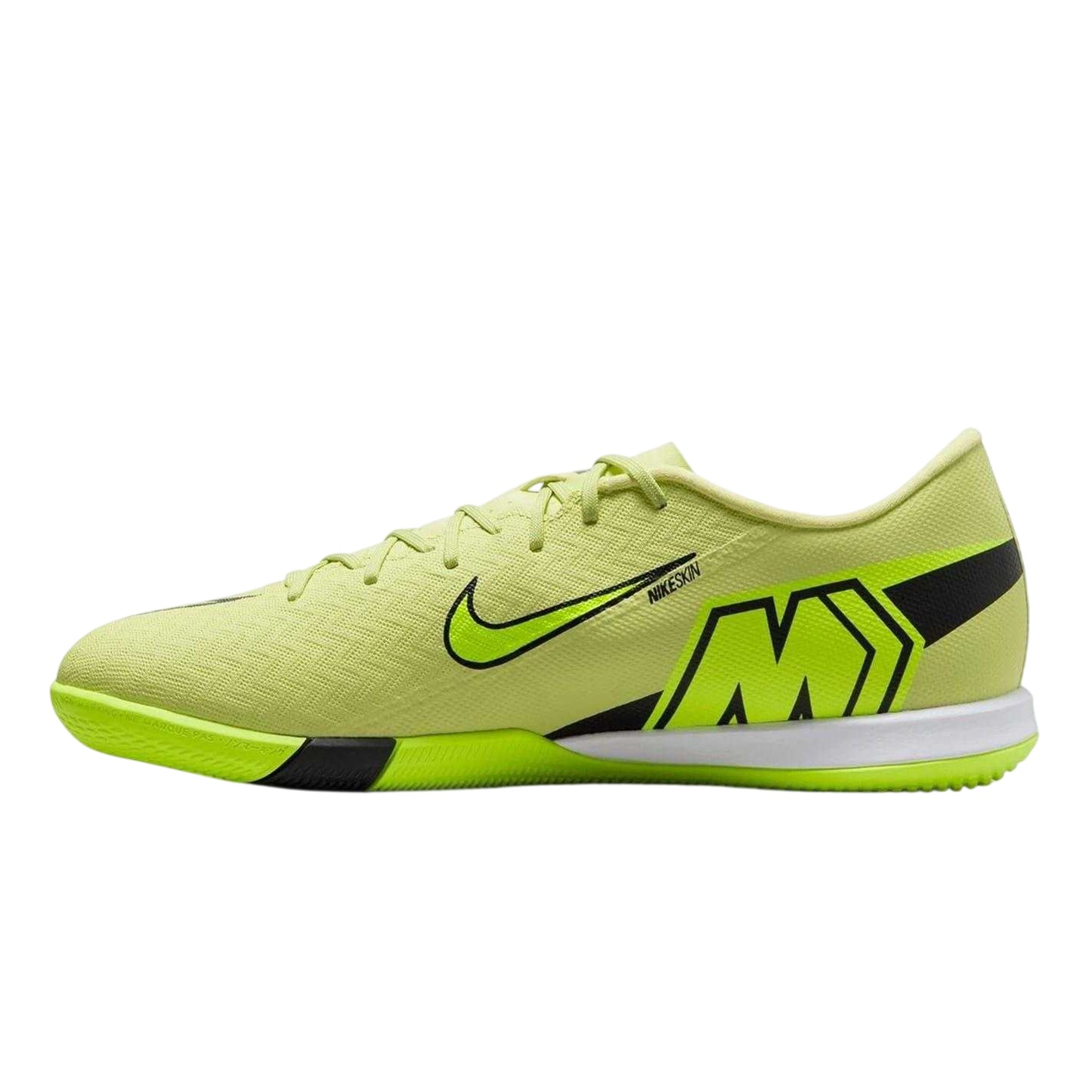 Volt-Crimson - Side - Nike Unisex Adult Mercurial Indoor Football Shoes